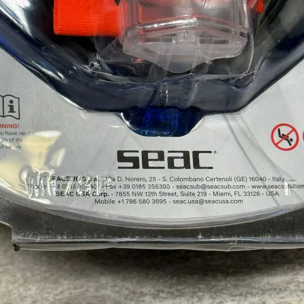 Seac Magica/Fun‎ Full Face Mask XS/S Blue/Orange Full Face Mask